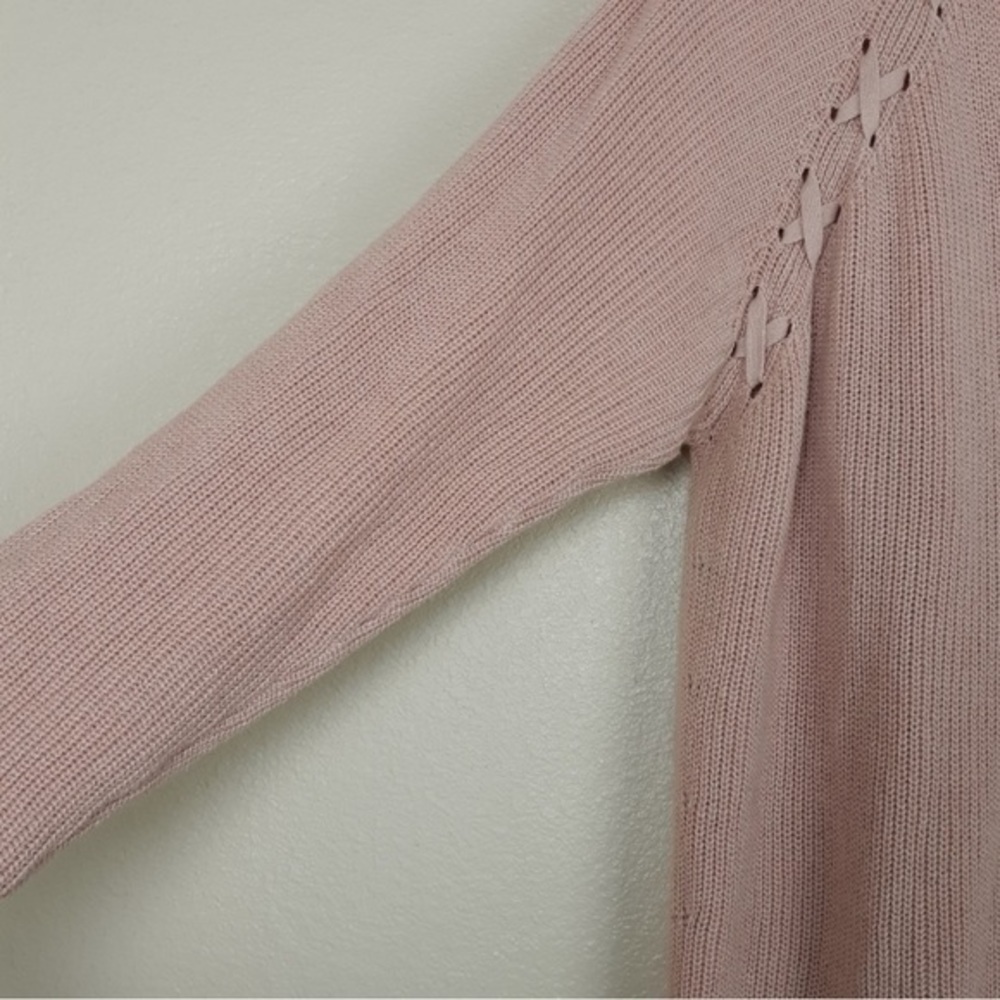 A.n.a. A New Approach Women’s Pink knit Sweater Oversized Extra Small XS - Picture 5 of 10